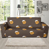 Beer Pattern Print Design 01 Sofa Slipcover