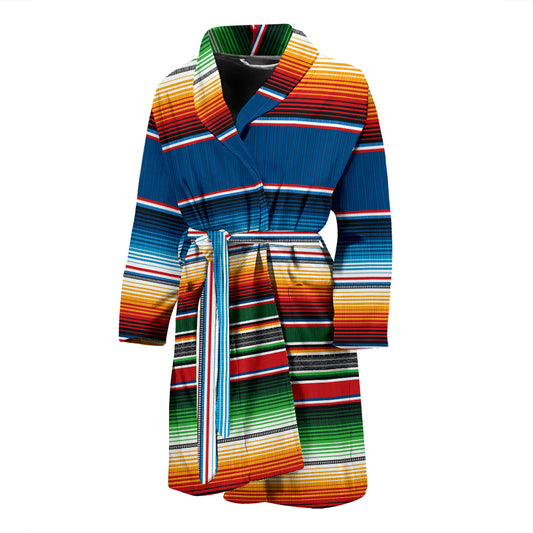 Serape Print Design LKS303 Men Bathrobe