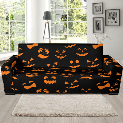 Halloween Pattern Print Design 02 Sofa Slipcover