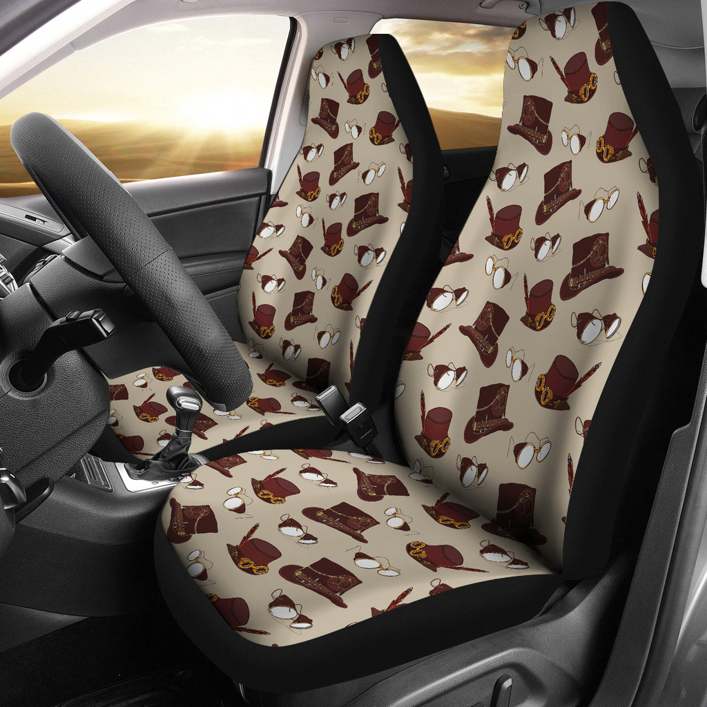 Steampunk Hat Print Design LKS301 Car Seat Covers