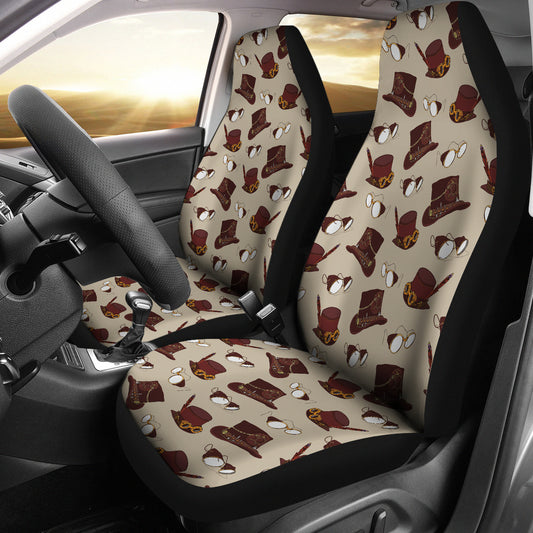 Steampunk Hat Print Design LKS301 Car Seat Covers