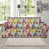 Roller skate Pattern Print Design A01 Sofa Slipcover