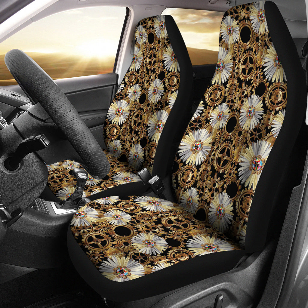 Steampunk Print Design LKS305 Car Seat Covers