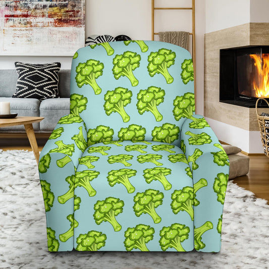 Broccoli Pattern Print Design 02/Recliner-Slipcover.jpg Recliner Slipcover with Pocket