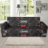 Casino Pattern Print Design 04 Sofa Slipcover