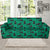 Belgian Sheepdog Pattern Print Design 01 Sofa Slipcover