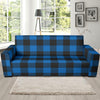 Buffalo check Blue Pattern Print Design 03 Sofa Slipcover