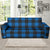 Buffalo check Blue Pattern Print Design 03 Sofa Slipcover