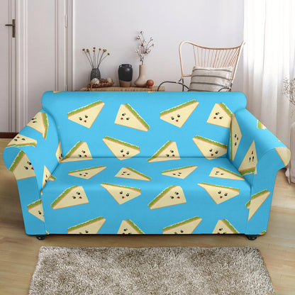 Sandwich Emoji Print Design LKS305 Loveseat Couch Slipcover
