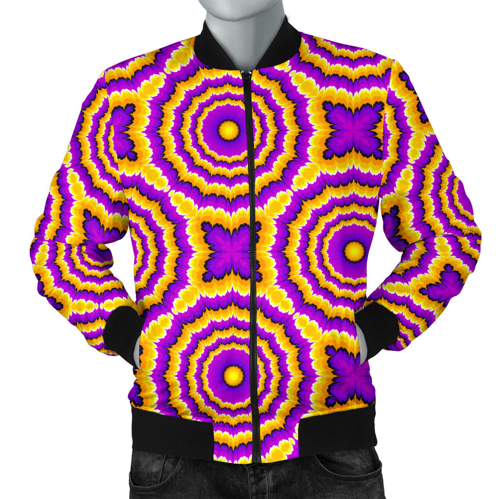 Optical illusion Expansion Men Bomber Jacket