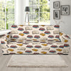 Book Pattern Print Design 04 Sofa Slipcover