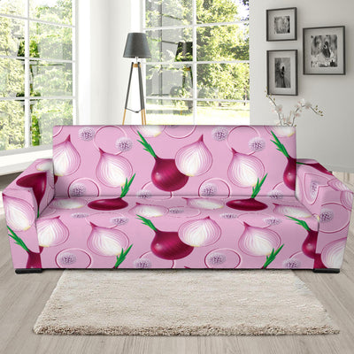 Onion Pattern Print Design A01 Sofa Slipcover