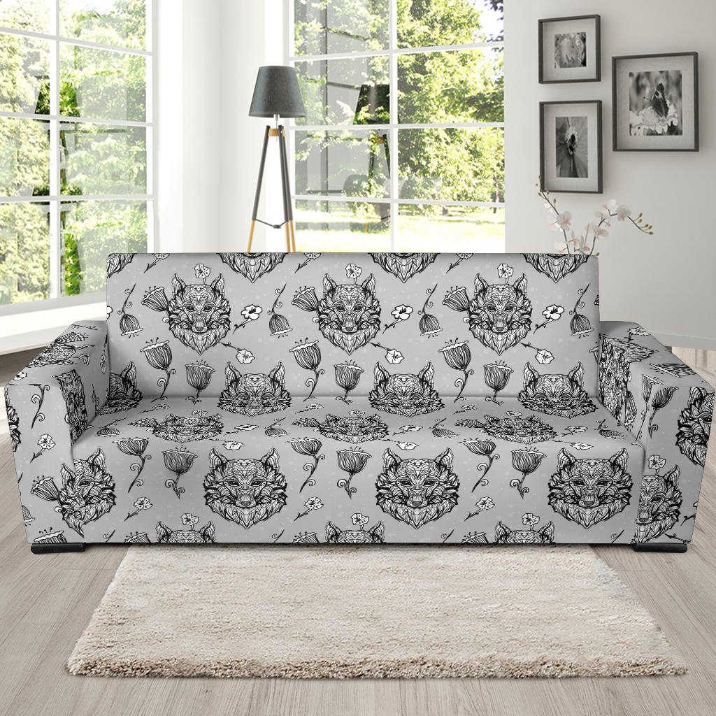 Tribal Pattern Print Design LKS306 Sofa Slipcover