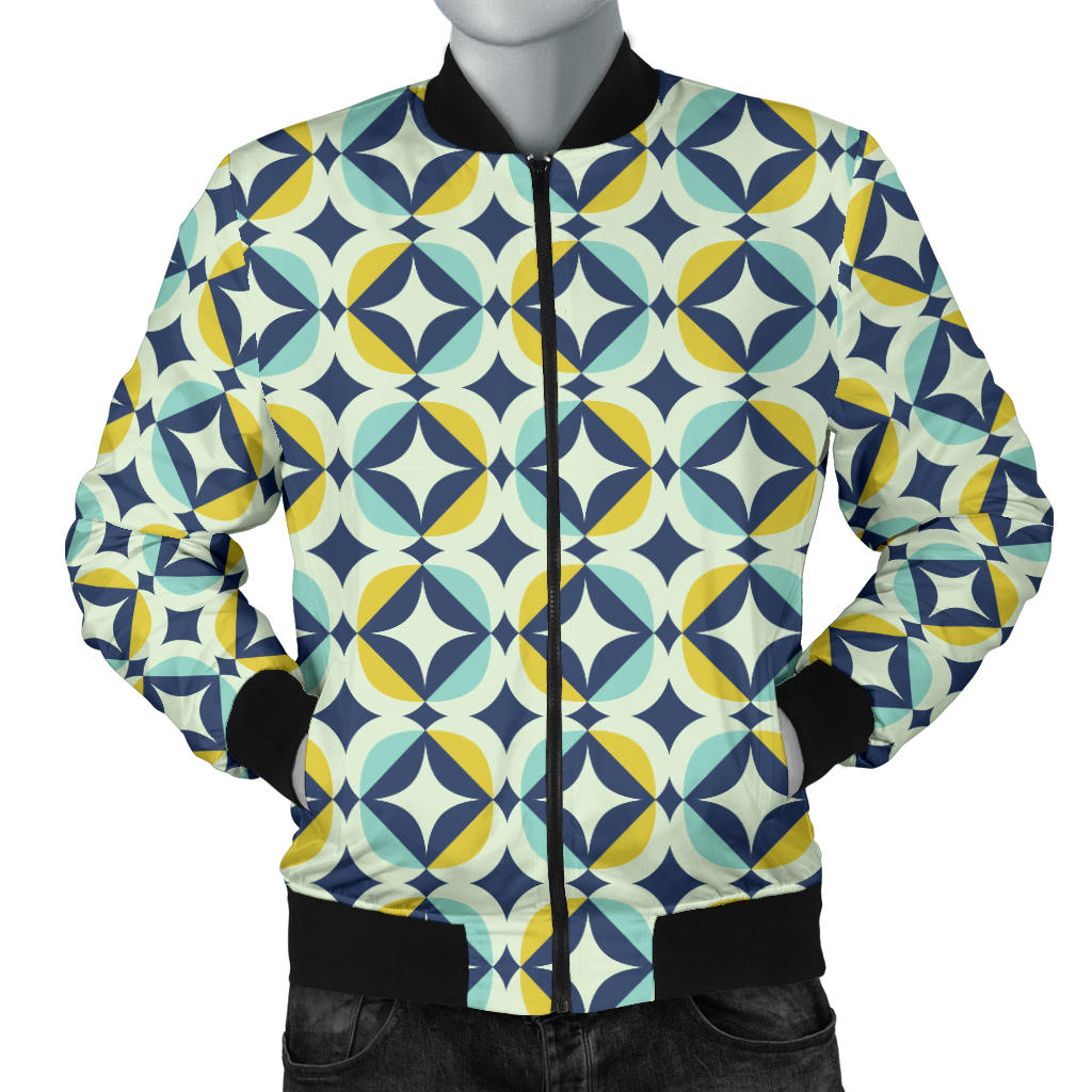 Swedish Design Pattern Men Bomber Jacket