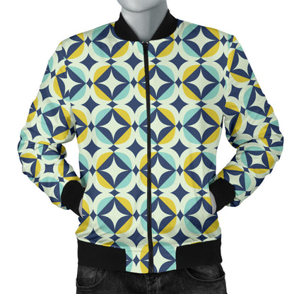 Swedish Design Pattern Men Bomber Jacket