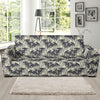 Bat Tribal Pattern Print Design 06 Sofa Slipcover