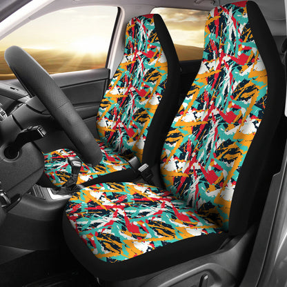 Splatter Print Design LKS304 Car Seat Covers
