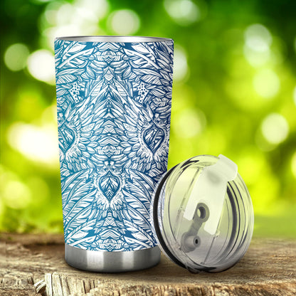 Angel Wings Boho Design Themed Print Tumbler