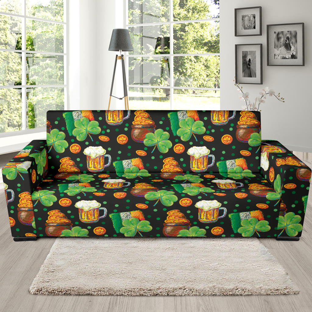 St Patricks Day Print Design LKS303 Sofa Slipcover