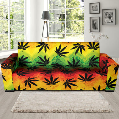 Rasta Pattern Print Design A02 Sofa Slipcover