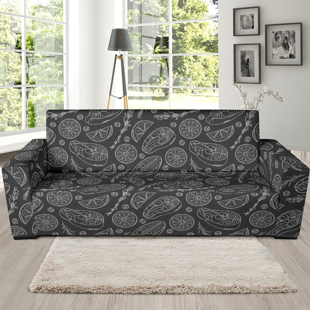 Steak Print Design LKS301 Sofa Slipcover