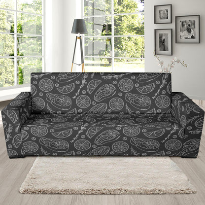 Steak Print Design LKS301 Sofa Slipcover