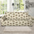 Coffee Pattern Print Design 02 Sofa Slipcover