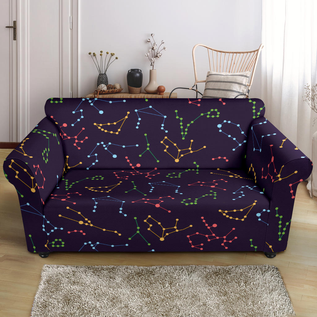 Zodiac Print Design LKS301 Loveseat Couch Slipcover