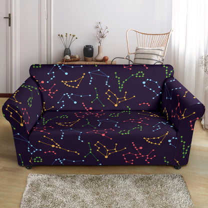 Zodiac Print Design LKS301 Loveseat Couch Slipcover