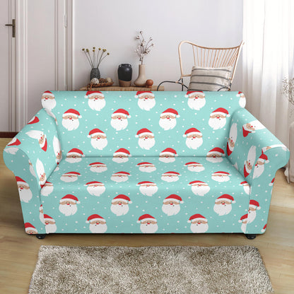 Santa Print Design LKS308 Loveseat Couch Slipcover