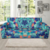 Kaleidoscope Pattern Print Design 03 Sofa Slipcover