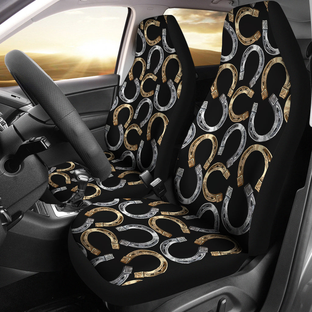 Horseshoe Print Design LKS305 Car Seat Covers