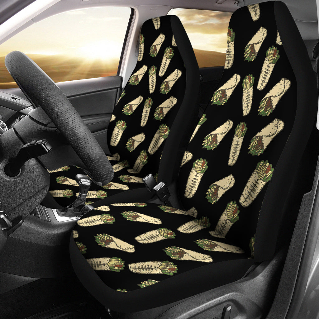 Burrito Print Design LKS303 Car Seat Covers