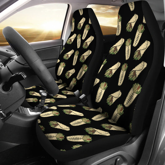 Burrito Print Design LKS303 Car Seat Covers