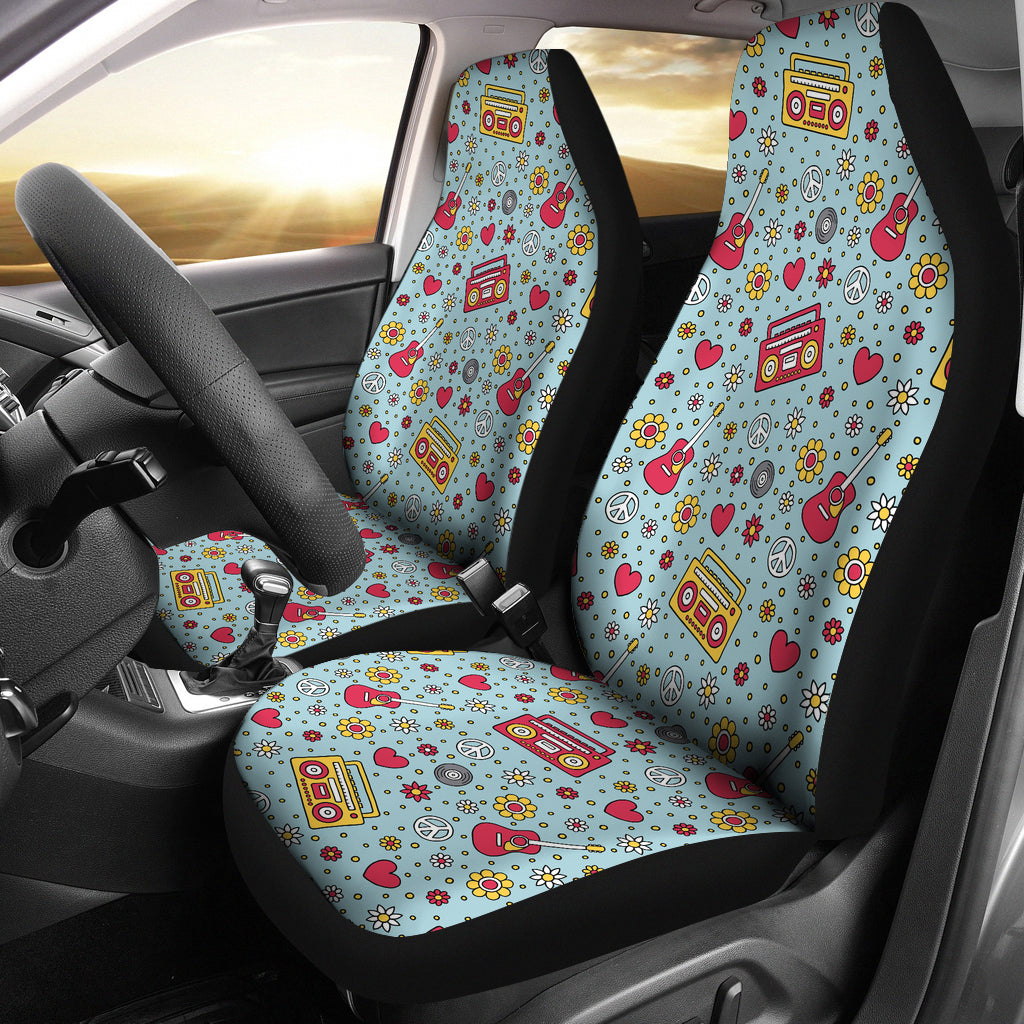 Hippie Print Design LKS307 Car Seat Covers