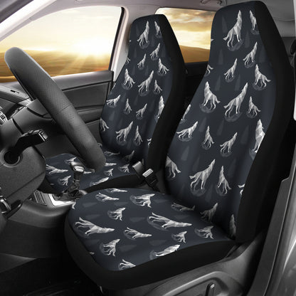 Wolf Print Design LKS303 Car Seat Covers