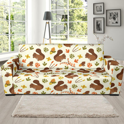 Squirrel Print Design LKS3010 Sofa Slipcover