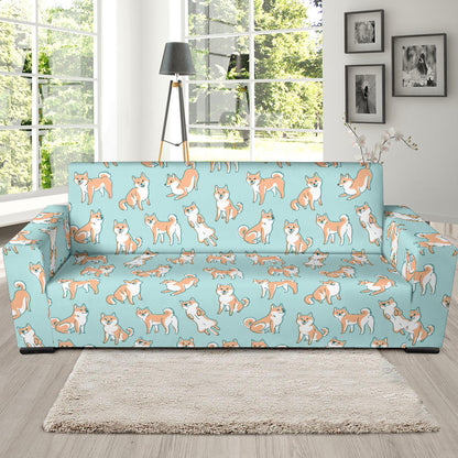 Shiba Inu Print Design LKS304 Sofa Slipcover