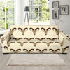 Goat Pattern Print Design 01 Sofa Slipcover