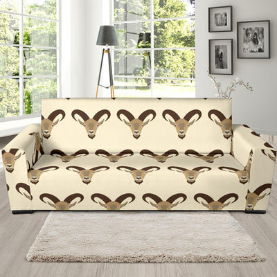 Goat Pattern Print Design 01 Sofa Slipcover