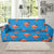 Prawn Cute Pattern Print Design 03 Sofa Slipcover