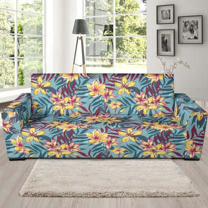 Summer Floral Print Design LKS304 Sofa Slipcover