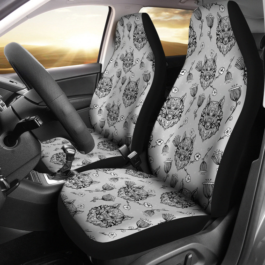 Tribal Pattern Print Design LKS306 Car Seat Covers