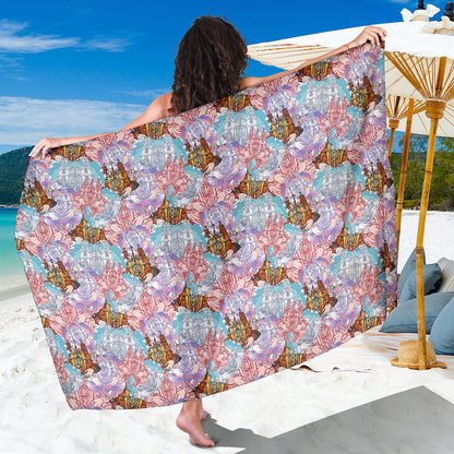 Christian Pattern Print Design 03 Sarong Pareo Wrap