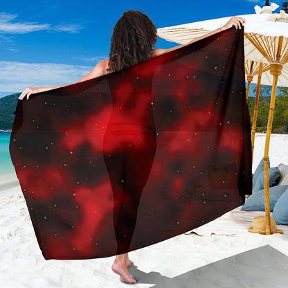 Nebula Pattern Print Design A03 Sarong Pareo Wrap