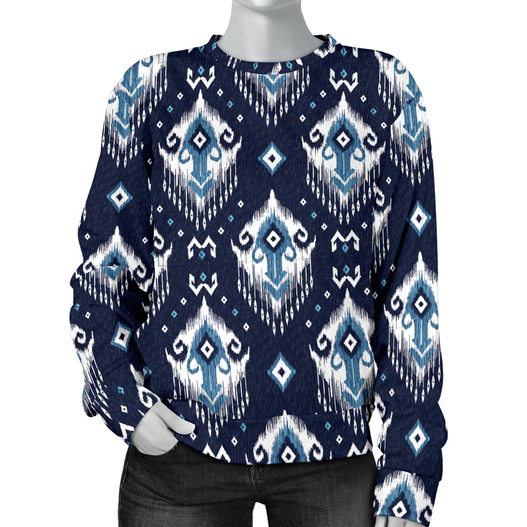 Ethnic Ornament Print Pattern Women Long Sleeve Sweatshirt