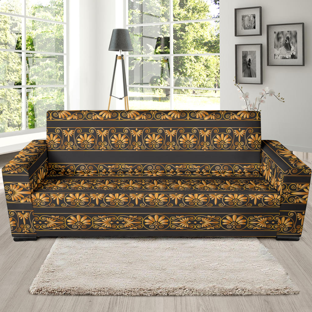 Ancient Greek Print Design LKS303 Sofa Slipcover