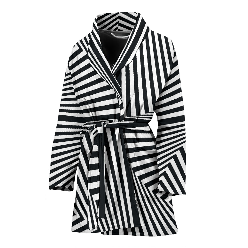 Vortex Print Design LKS302 Women Bathrobe