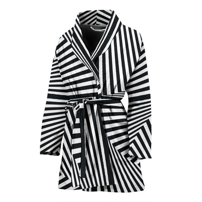 Vortex Print Design LKS302 Women Bathrobe