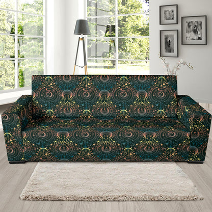 Sun Moon Print Design LKS307 Sofa Slipcover